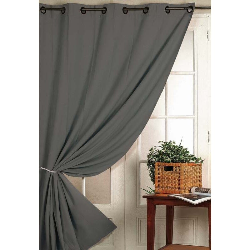 Room darkening curtains grey 260x240 cm in Kelvinbridge, Glasgow