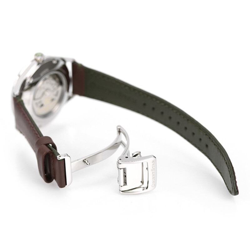 Pre-owned Orient Star Rk-at0202e Green Dial Mechanical Automatic Skeleton Men Watch Japan