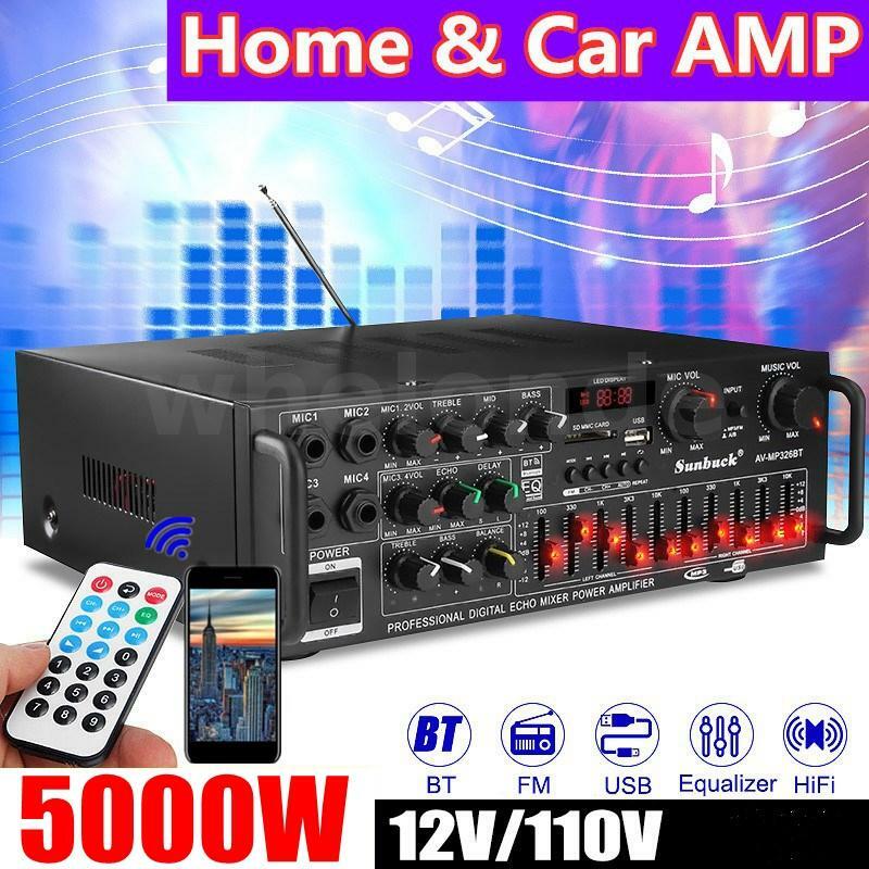 Car Amplifier Bluetooth Speaker