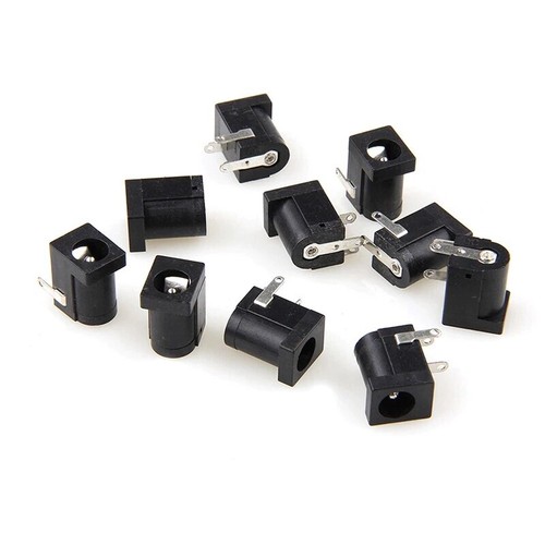 (5 PCS) 5.5mm x 2.1mm Female DC Power Socket Jack Plug Solder Terminals 12V 24V