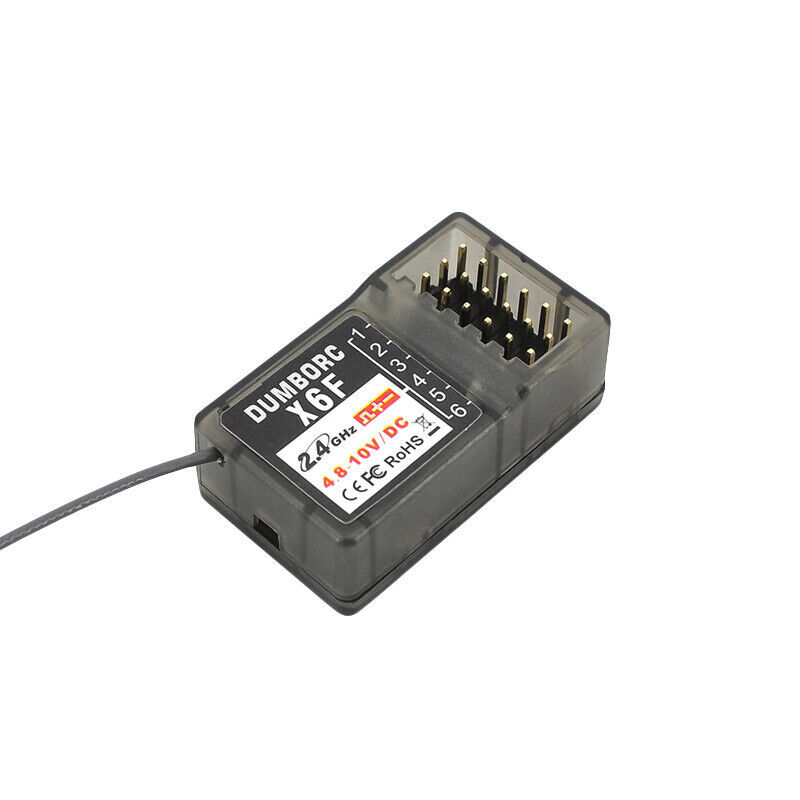 DUMBORC X6 6CH 2.4G Transmitter RC Controller X6F Receiver for RC Car Boat Tank