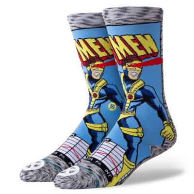 Stance Marvel X-Men Cyclops Comic Kids Crew Socks Size Youth L (2-5.5) NEW