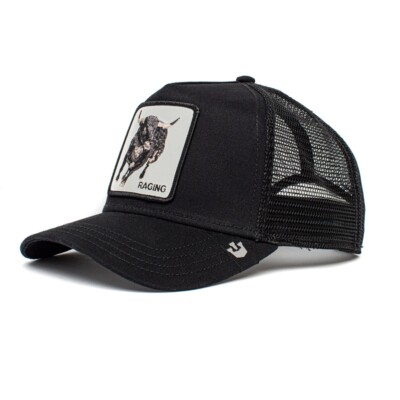 

Hat Bull GOORIN BROS Animal Farm Trucker Hats Animals Raging Bull Black, Черный