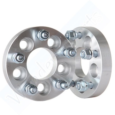 2pc 1quot 5x100 to 5x1143 Wheel Spacers Adapters 12x15 Studs For Chevrolet Dodge