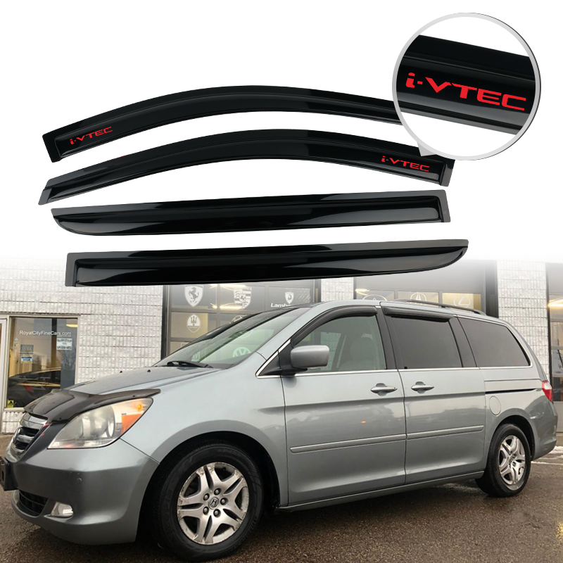For 0507 Honda Odyssey Window Visors Slim Style Acrylic Sun Rain Vent