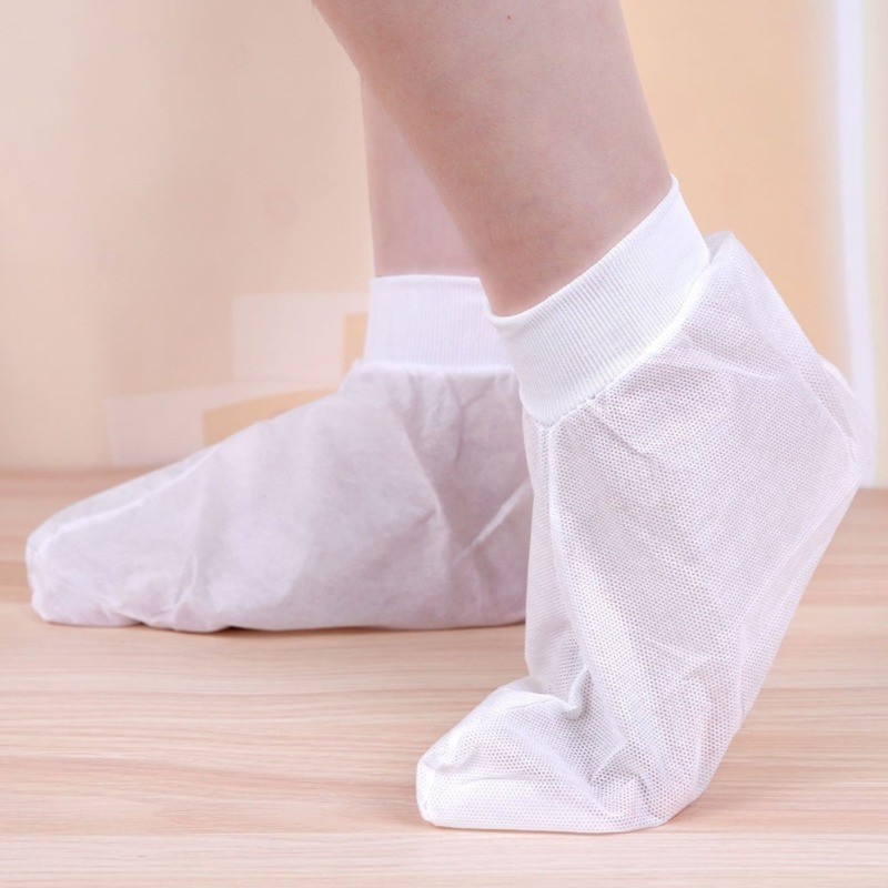 10Pairs Thick Non-woven Fabric Shoe Covers Playground Ski Disposable Floor Socks