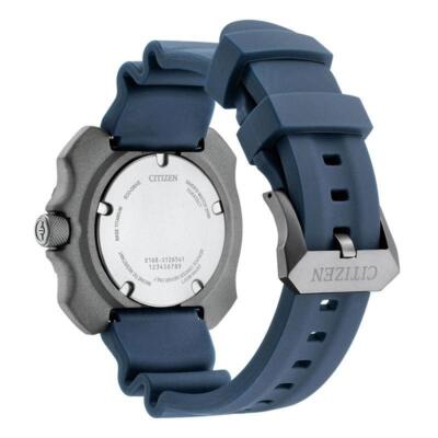 Pre-owned Citizen Promaster Bn0227-09l Men Watch Marine Diver 200m Eco-drive Titanium