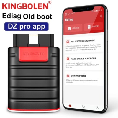 Ediag Old Boot Car Diagnostic Tool Free OBD2 Scanner ALL System Bluetooth TPMS