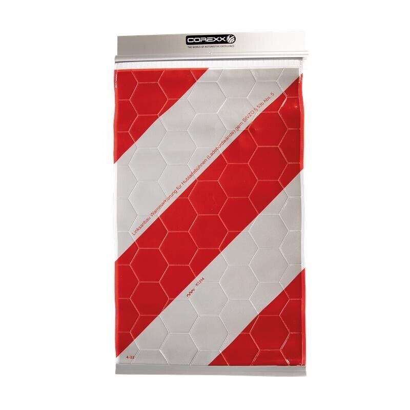 Warnflagge Warnflaggen Warnfahne Satz L/R Mit Halter  Ladebordwand HebebÃ¼Hne Lkw