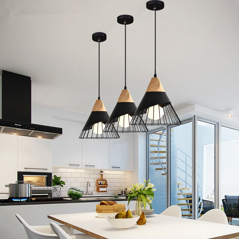 Kitchen Pendant Light Modern Ceiling Lights Bedroom Lamp Glass Pendant