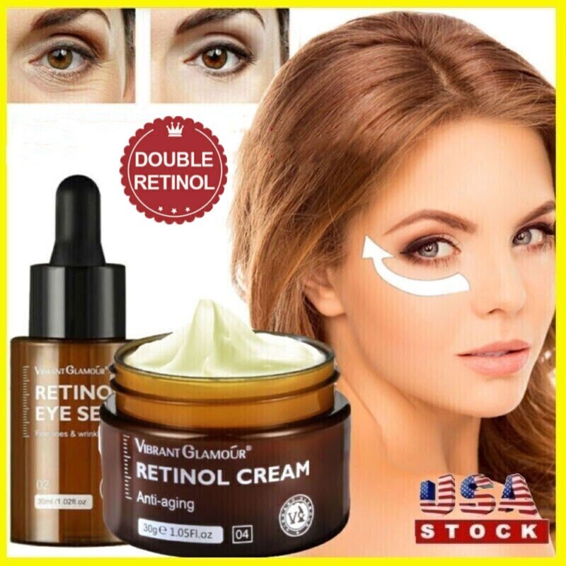 Retinol Eye Face Cream Instant Remove Wrinkle Eye Bag Dark C