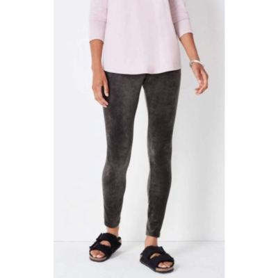 J Jill Pure Jill Velour Leggings Gray Women s L eBay