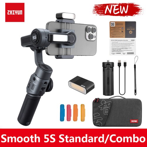 GoPro - ZHIYUN SMOOTH 5 COMBO スタビライザープロクオリティセット Amazon.com: Zhiyun Smooth 5 Smartphone Gimbal Stabilizer for