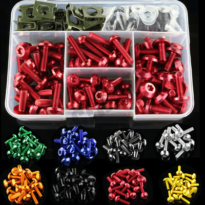 Fairing Bolt Kit Bodywork Screws Fit For Buell 1125R 2008 2009 2010 Red 08 09 10