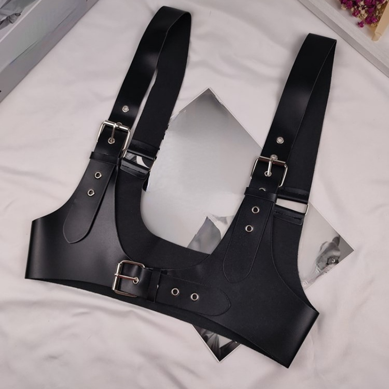 Punk Damen Taillengürtel Mit Verstellbarer Hosenträger-Schlaufe Einheitsgröße