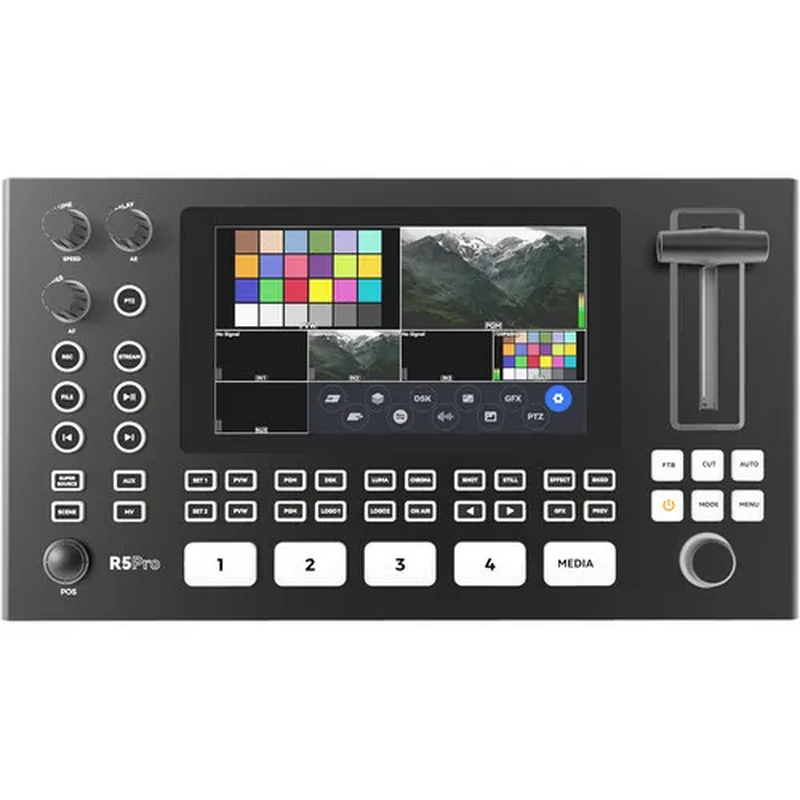 - NeoLIVE R5PRO Fully Upgraded Multi-functional Live Streaming Switcher Supports