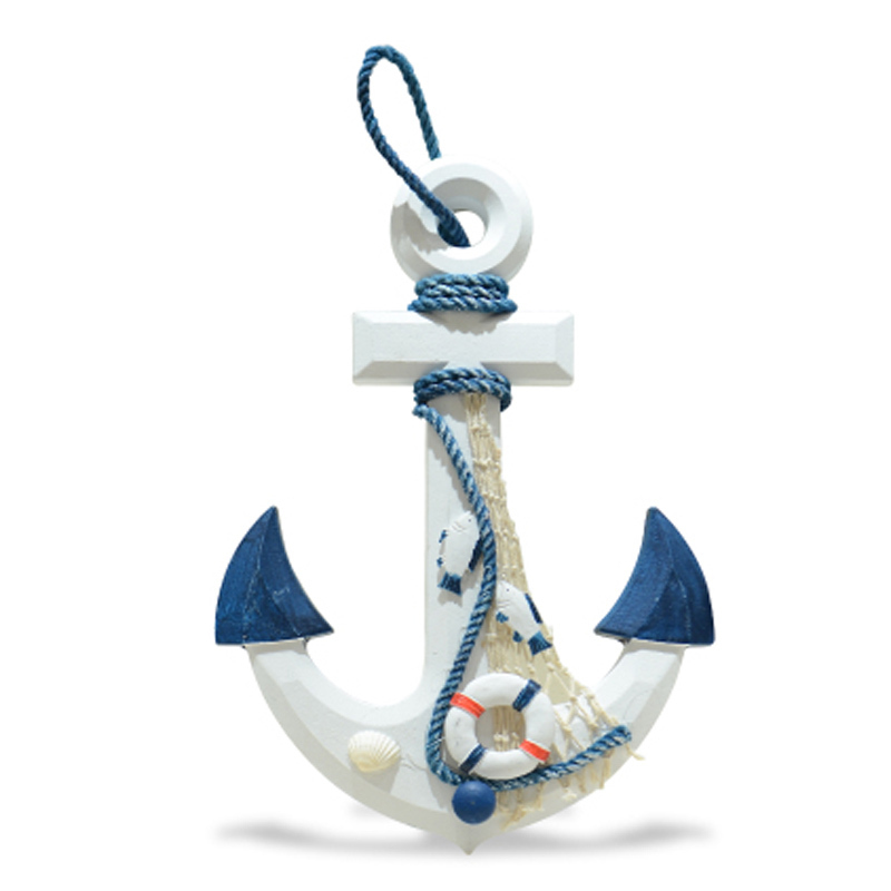 Ancora Barca Decorativa Da Parete In Legno Decorazione Casa Arredamento Mare moc