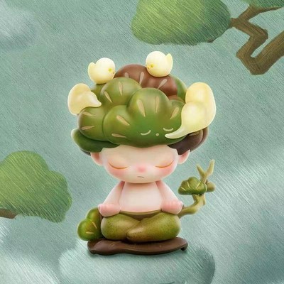 Popmart Dimoo Meditation By Your Side 8cm Basic Figurine Designer Toys Girl Gift