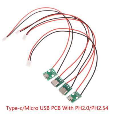 Micro USB To DIP Connector Breakout Board Charging Cable Soldering Board Sock