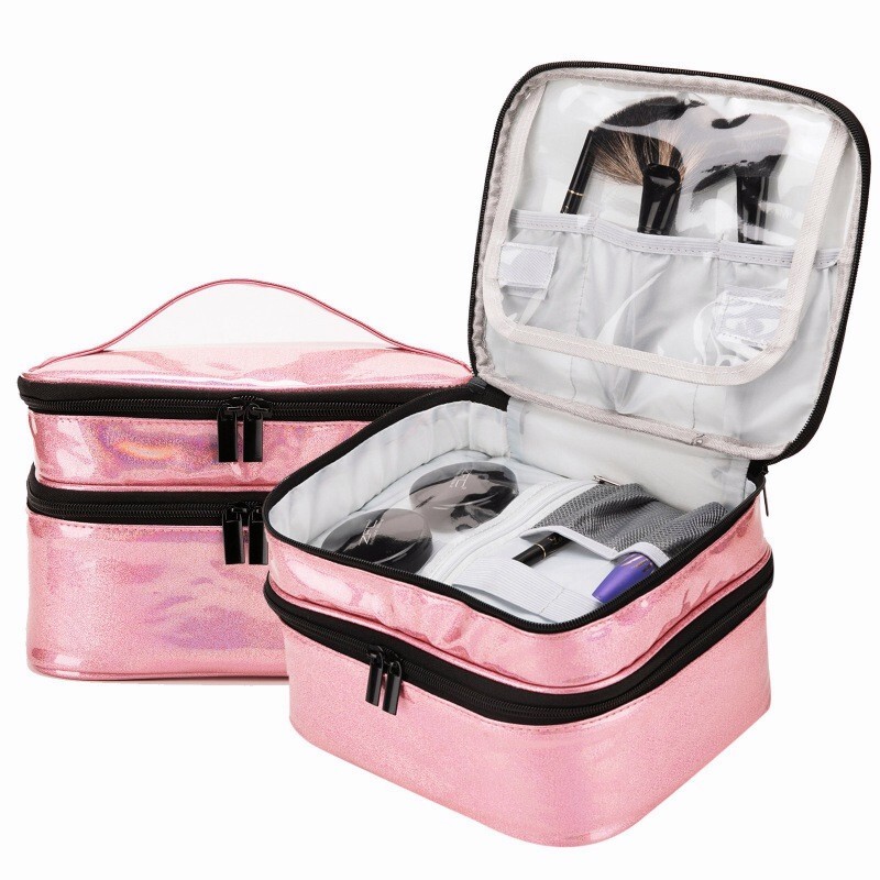 Nail Polish Organizer Carring Case Hold 30 Bottles 15ml Double-layer Storage Bag