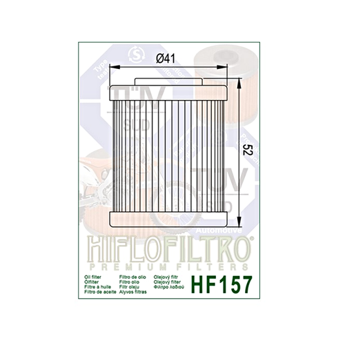Hiflofiltro HF157 Oil Filter 3 Pack KTM 400 450 520 525 560 660 690
