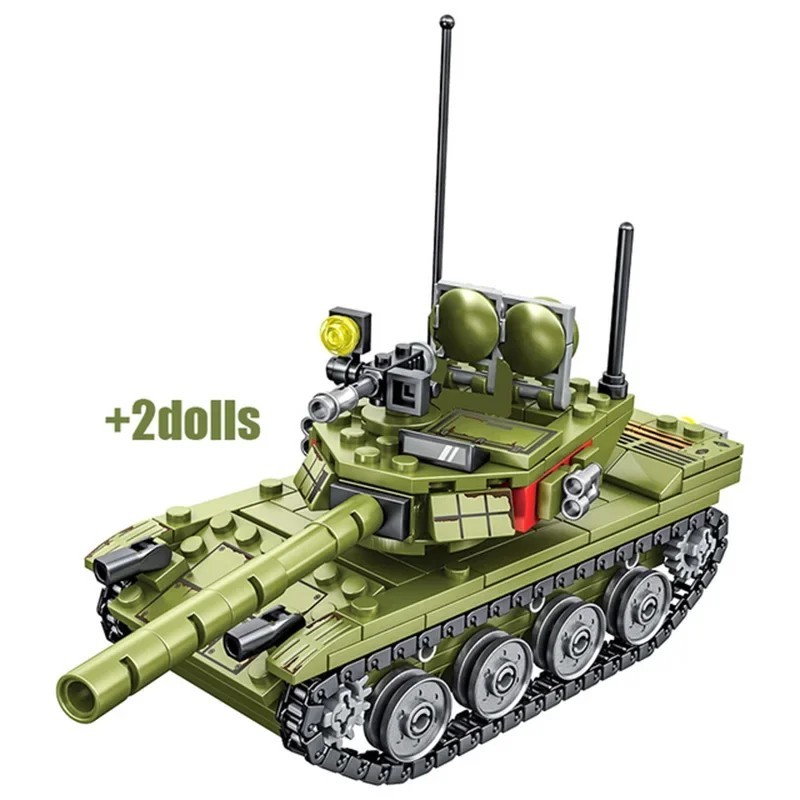 MOC Militär Panzer Fahrzeug Bausteine Modell 336PCS Set DE Neu schnell