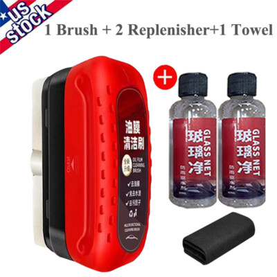 Automotive Oil Film Cleaning Brush Glass Board Car Windshield Cleaning Brush USA