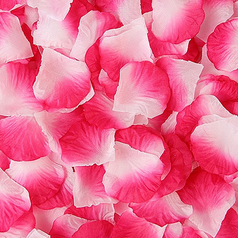 100 500 1000 PINK-WEIß Rosenblätter Rosenblüten Streudeko Rose Hochzeit Romantik