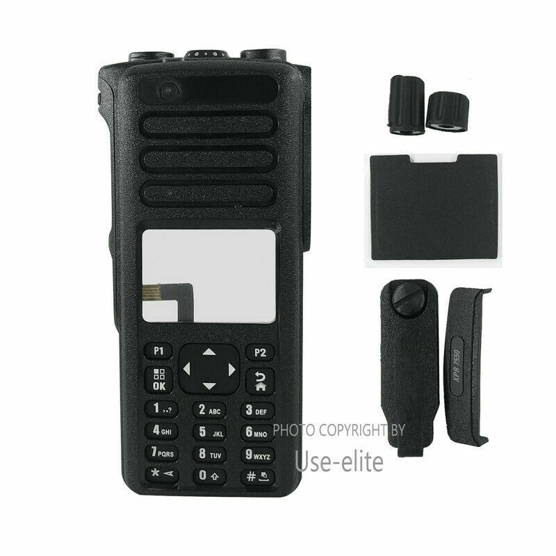 Black Replacement Housing Case Front Cover for  XPR7550 DGP8550 Handheld Radio
