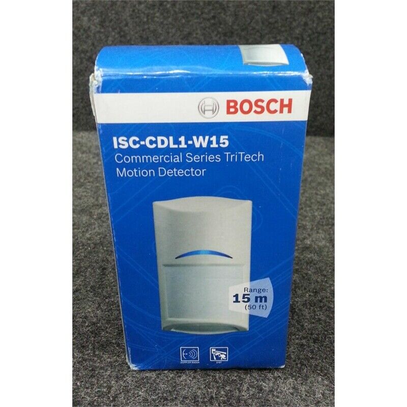 Bosch Commercial Series TriTech Motion Detector, 50ft White ISC-CDL1-W15