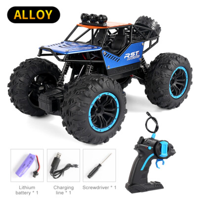 Alloy Off-Road Remote Control Car RC Monster Truck High-Speed Climbing Vehicle