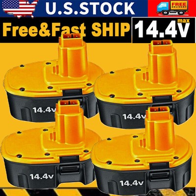 4.8Ah 14.4V For DEWALT DC9091 Battery DW9091 DW9094 DE9091 DE9092 Charger