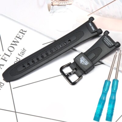 Waterproof Watch Band Fit For Casio Protrek PRG240 PRG40 PAG40 Pathfinder Series