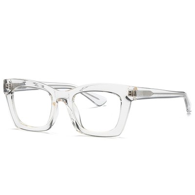 Women Men Anti-Blue Light Glasses Imitation Plate TR90 Personalized Eyeglasses