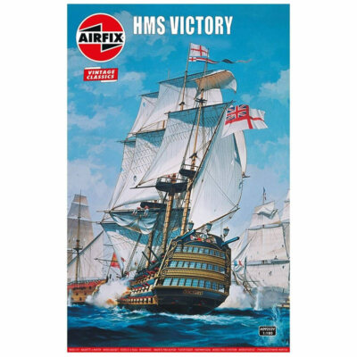 AIRFIX A09252V HMS Victory 1765 Vintage Classics 1:180 Ships Model Kit