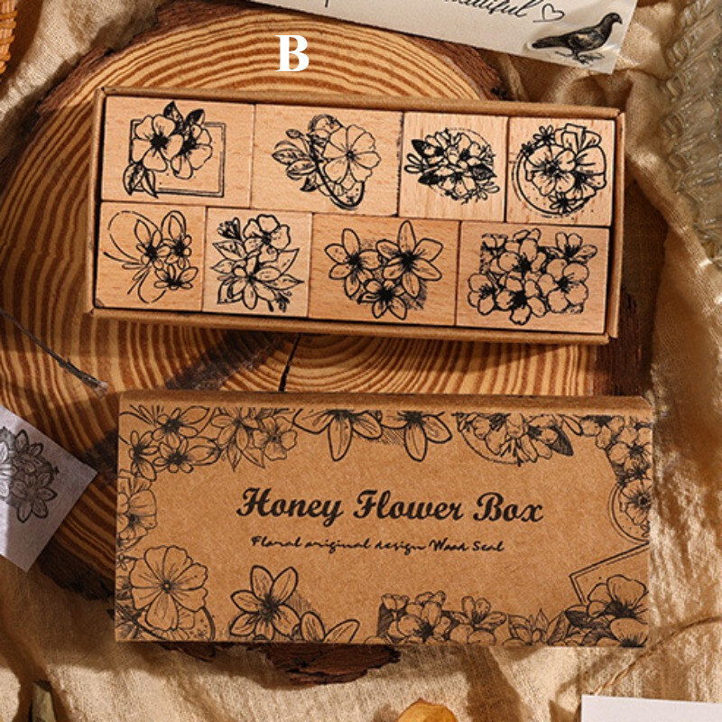 8x-flower-wooden-rubber-stamps-floral-plant-stamp-retro-diy-scrapbook-decors
