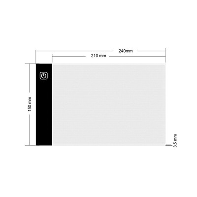 LED Tracing Light Box Board Art Tattoo Drawing Copy Pad Table Stencil Display