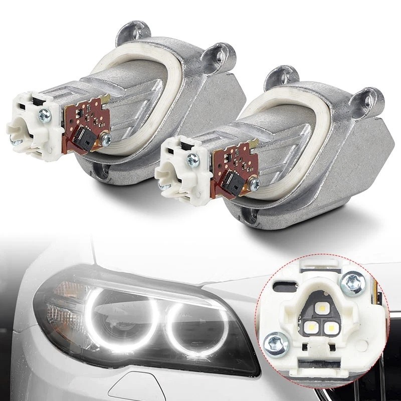 2x LED Headlight DRL Angel Eyes Light Module For BMW 5 Series F07 F10 F11 F18