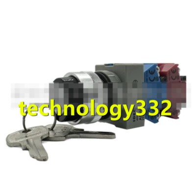 1PC NEW IDEC 3 gear key switch single draw ASW3K20D 3K02D 3K22D 3K40D 04D #YT