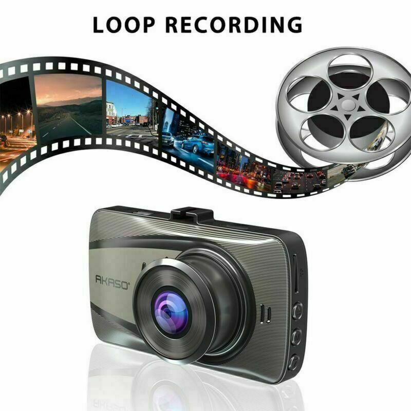 AKASO D2000 Dash Cam 1080P DVR Video Recorder Camera 170° Wide Angle