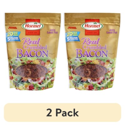 (2 pack) Real Crumbled Bacon, 20 Ounce Pouch