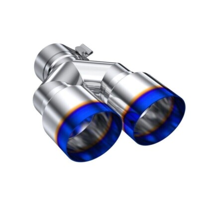 MBRP T5171BE for Burnt End Tip 2.5 ID, Dual 3.5 OD Out, 9.5 Length, Single Wall