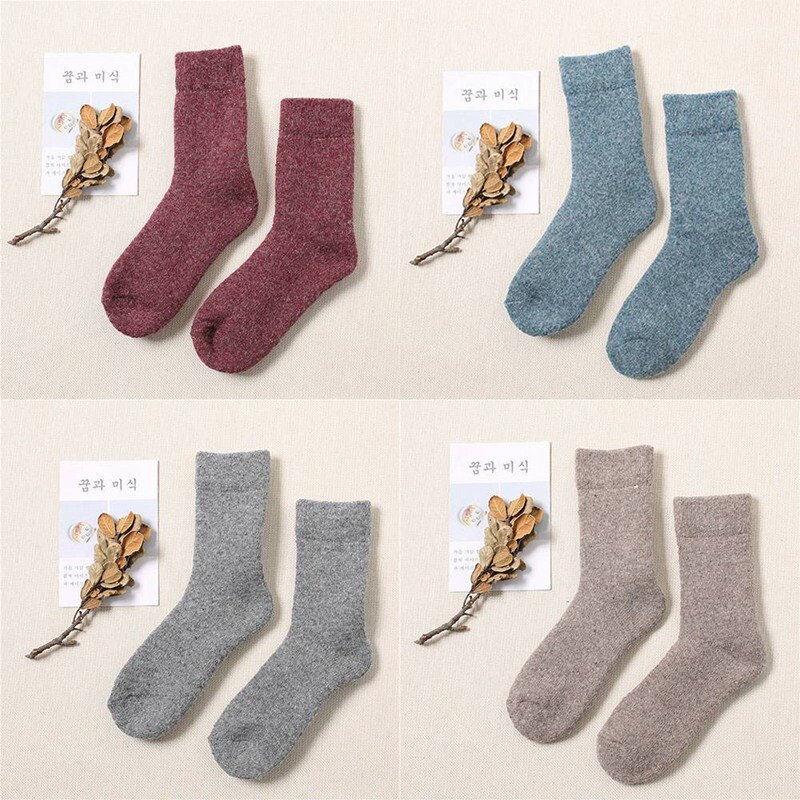 Comfy Wool Cashmere Thick Socks Ladies Women Warm Comfy Winter