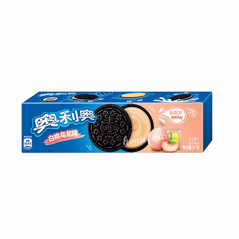餅 97g Oreo Peach & Oolong Chinese Flavor Sandwich Cookies