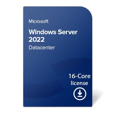 Windows Server 2022 Datacenter English 16 Core Authentic OEM DVD With License