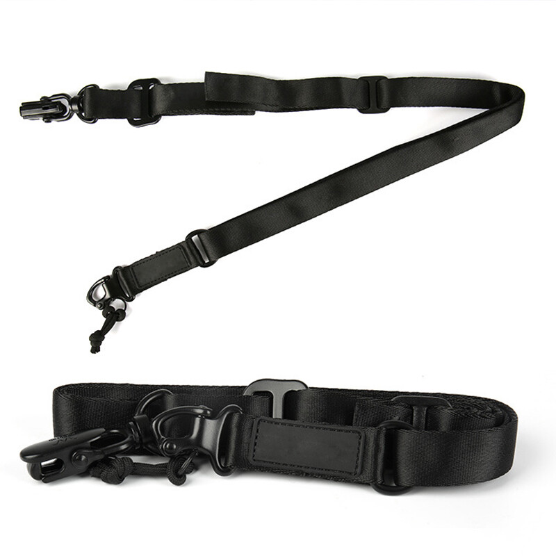 Tactical Shoulder Strap Military 1 or 2 Point Slings Rifle Buttstock Rope Belt