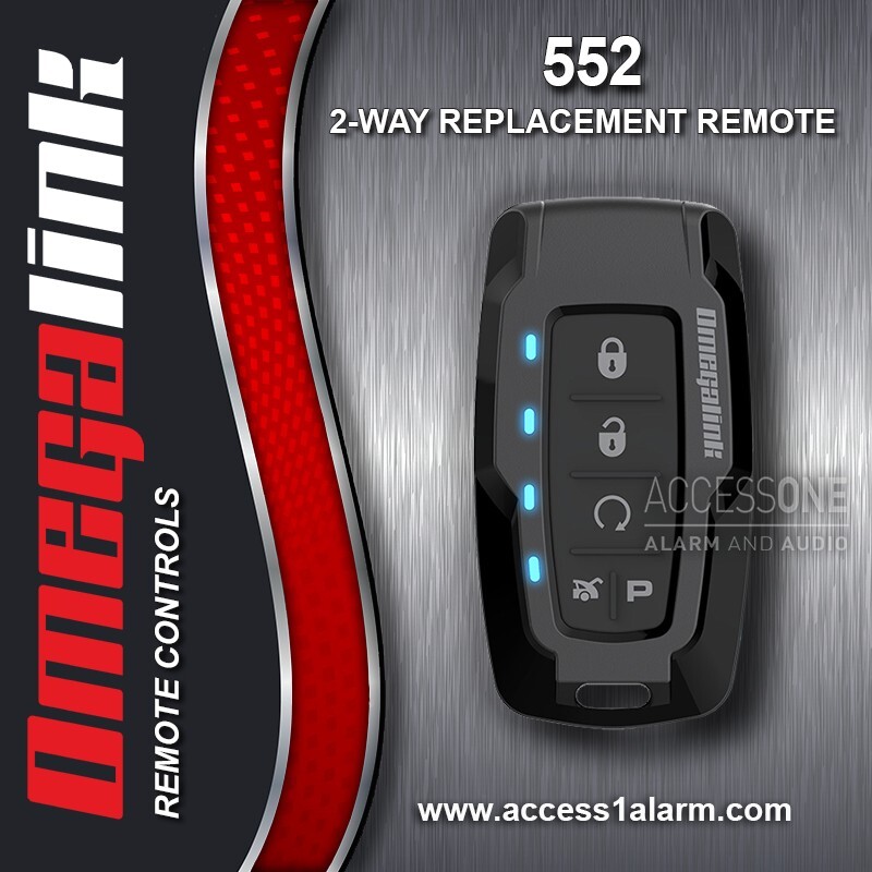 NEW Omega 552 OmegaLink 5-Button 2-Way Remote Control TBQT12-SS2W