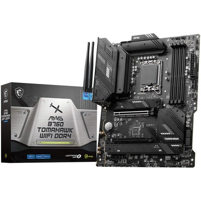 MSI MAG B760 TOMAHAWK WIFI DDR4 Motherboard ATX LGA1700 Socket 7D96-001R