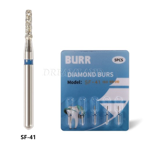 100pcs SF-41 Dental Diamond Burs Medium for FG 1.6mm High Speed Handpiece oie