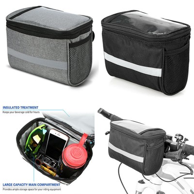 Lixada Fahrrad Lenkertasche Kartenfach Lenker Tasche Fahrrad Bike Abnehmbar Bag